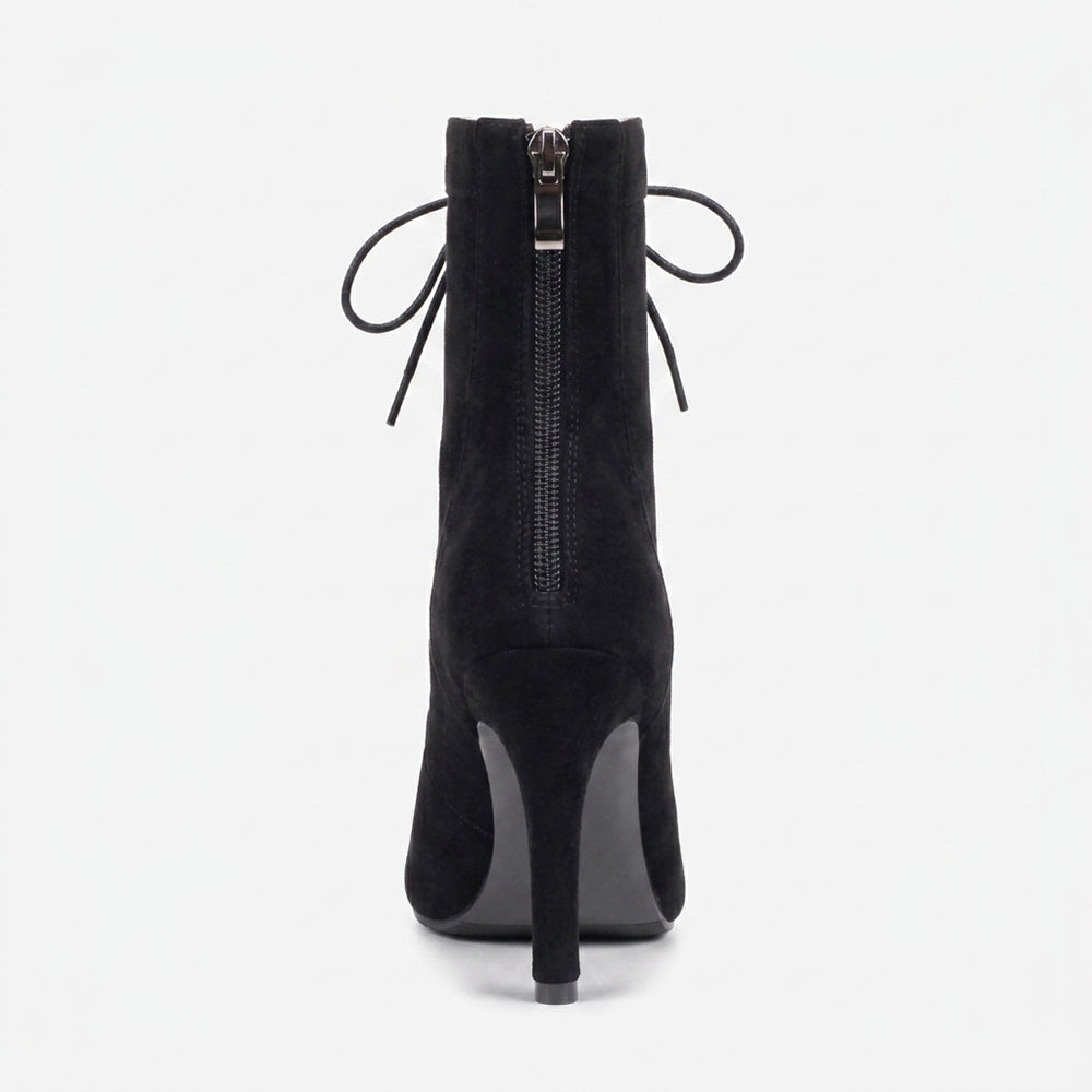 Black Vegan Suede