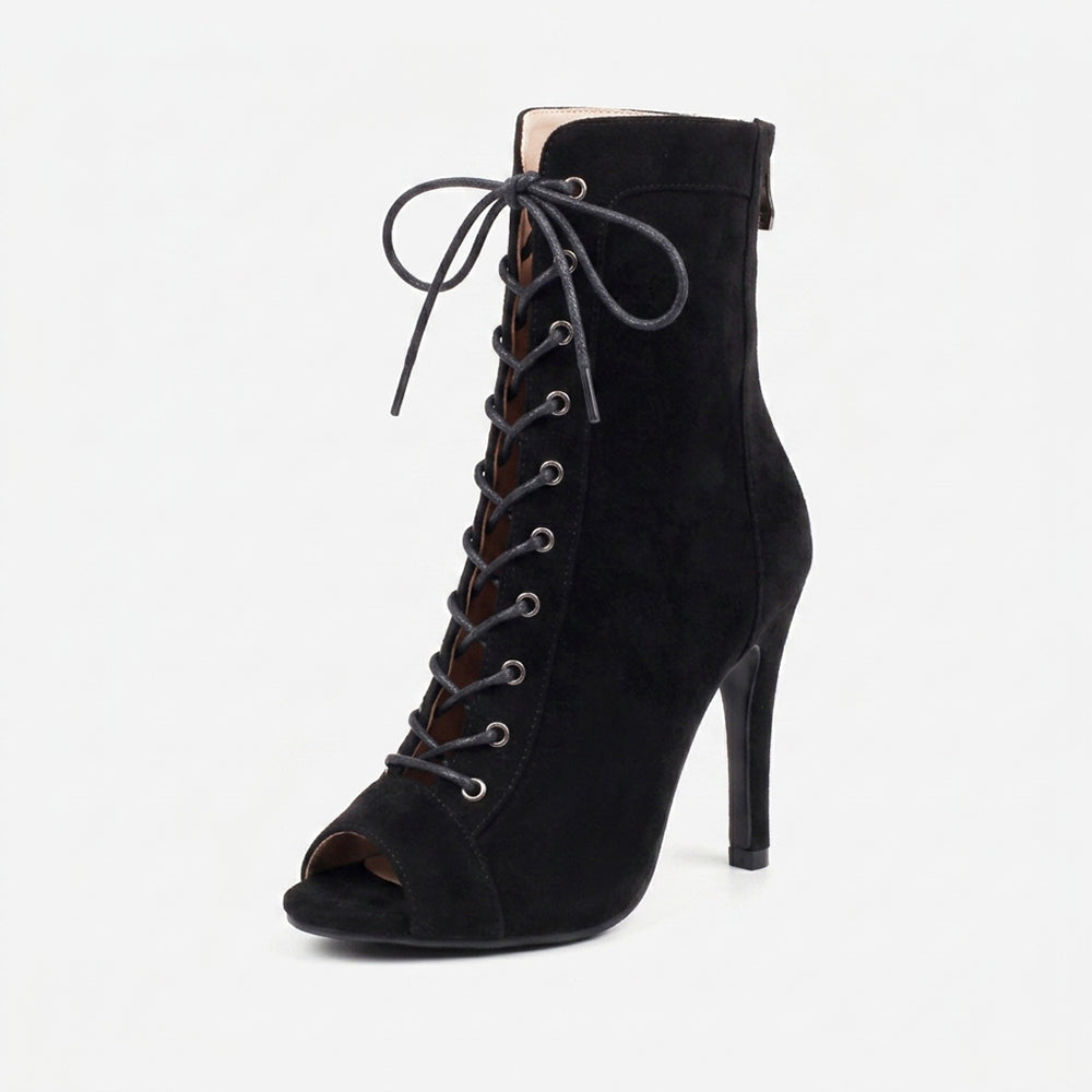 Black Vegan Suede