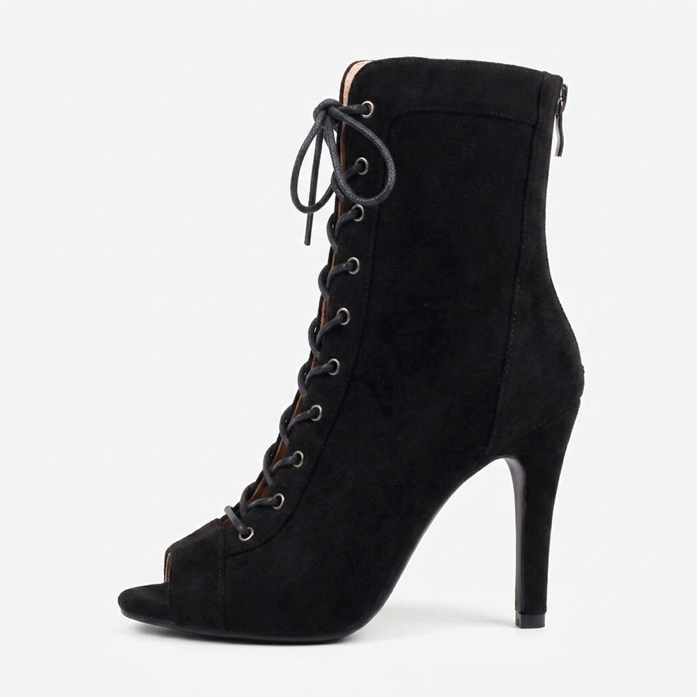 Black Vegan Suede