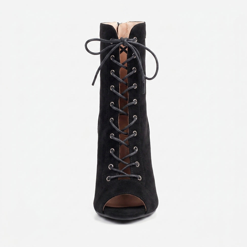 Black Vegan Suede