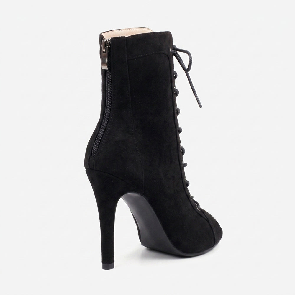 Black Vegan Suede