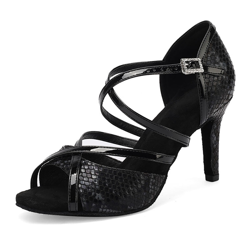 Open Toe Cross Strap Dance Shoes