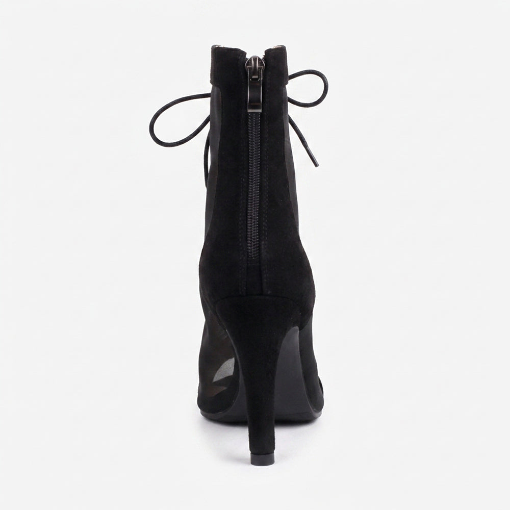 Black Vegan Suede
