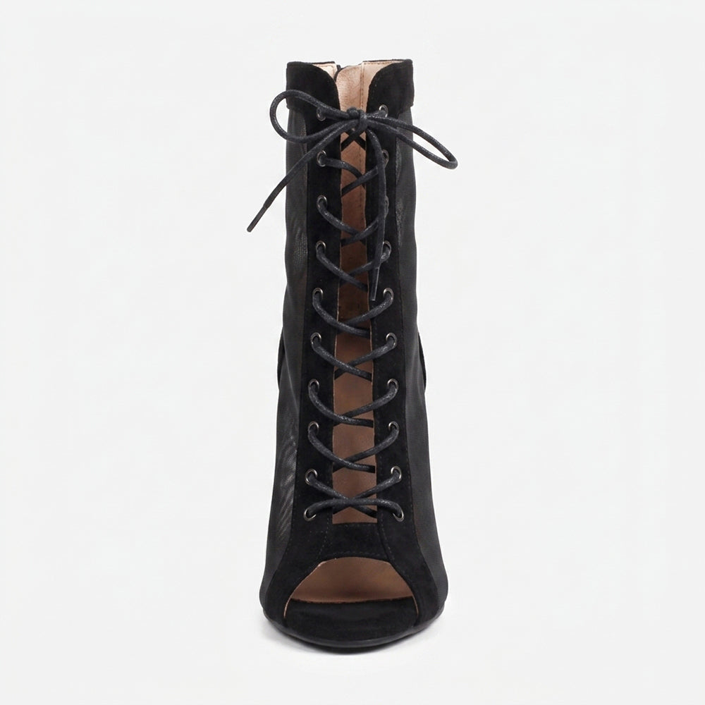 Black Vegan Suede