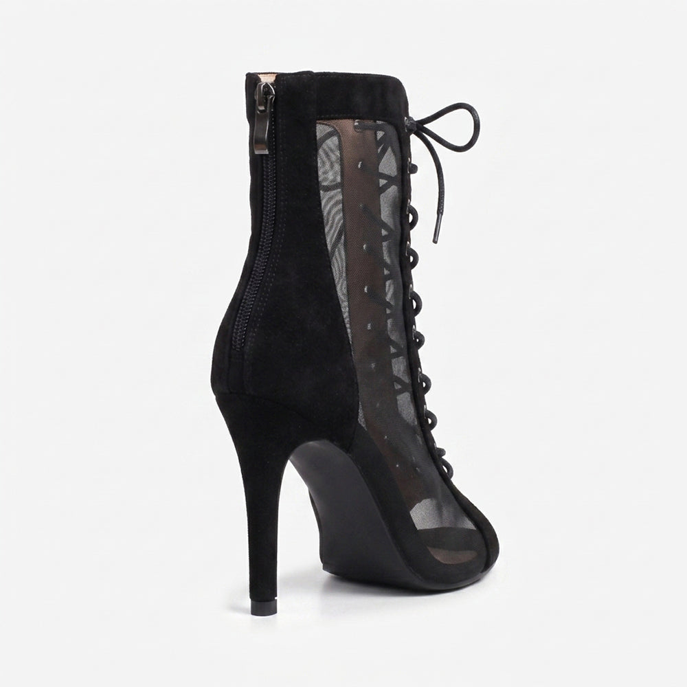 Black Vegan Suede